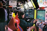 80’s video game arcade