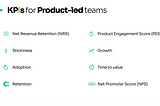 KPI for Product-led teams and companies