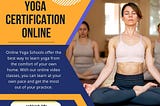 Yoga teacher certification online