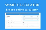 Released Online Calculator that named “SMART CALCULATOR”