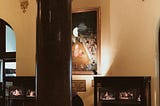 MIDAS TOUCH by Shehzad Khan — Elegant Interior with Decorative 24K Gold Leaf Gilded Pillar