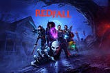 Redfall video game poster.