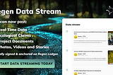 Regen Data Stream: Revolutionizing Environmental Project Tracking