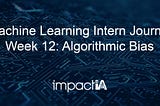 Machine Learning Intern Journal — Algorithmic Bias