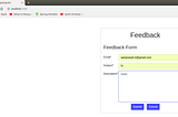 How to: Create a Feedback Form End to End using Angular 4(UI), Spring Boot(Middle Tier) and…