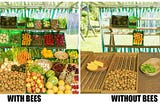 A world without bees, will be a world without food?