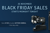 LUUV ACTION GIMBAL Black Friday sale on Amazon Launchpad