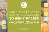 The 6-Step Process for Tech Companies to Identify Less Competitive Keywords
