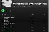 EP Review: “Synthetic Flowers For A Romantic Comedy”