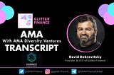 AMA Recap: Glitter Finance X Diversity Ventures