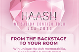Win a Banner from the Ha*Ash Concert! Join the Backstage Craze Giveaway