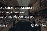 Academic research: Findings from our zero-knowledge research