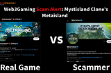 🚨Web3Gaming Scam Alert🚨: Metaisland Cloned by MystIsland