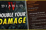 Diablo 4 Damage
