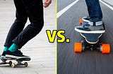 DIFFERENCES BETWEEN LONGBOARD AND SKATEBOARD