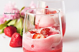 Easy Strawberry Sorbet FloatSource