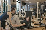 Nanni Moretti e la prima lezione di pilates