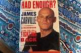 A photo of James Carville.