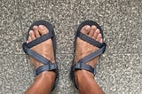 I bought a pair of “barefoot” sandals