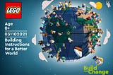 Campaña de concienciación sobre cambio climático, durante la COP26 | Fuente: LEGO