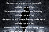 Be the Rain