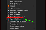 Opening Folders in Visual Studio Code