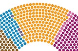 A stylized view of the seats in a parliament