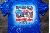 Retro Killing it since 1776 PNG | Retro 4th of July PNG | America PNG | Horror 4th of july png | Sublimation design