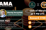 AMA Recap with Maciej Soczynski — CFO of Lucrosus Capital