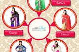 Online Embroidered Sarees