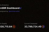 Dashboard for $sunSBR (The_Saber_DAO x DuneAnalytics)