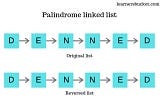 How to check If a Linked List Is Palindrome optimally and simply in Java