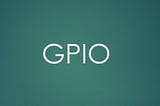 Working of GPIO