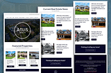 Real Estate Mailchimp Newsletter Email Template design.