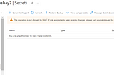 Troubleshooting error “The operation is not allowed by RBAC…” for Azure Key Vault.