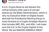 Bitcoin Rebounds Following Reports of Donald Trump’s U.S. Crypto Reserve Plans