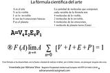 La fórmula del Arte