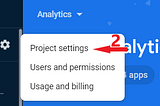 How to integrate a Google Analytics project to our Firebase project using the Firebase Integration…