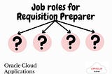 Which job roles need to be assigned to create Purchase Requisitions?