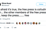Senators unanimously affirm “the press is not the enemy of the people”