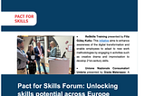 ReSkills Training Pact For Skills Forum’da Yetkinlikleri Konuştu.