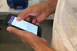 Usability testing session for an IoT product