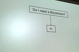L’impasse blockchain