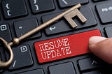 How to update your resume from scratch
