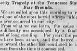 Street Fighting Men: Southern Honor at the Tennessee State Fair