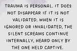 The Unbreakable Spirit of Trauma Survivors: Trauma survivors carry stories that are often heavy…