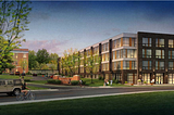 A rendering of the senior living and early learning center at the former Graymont School site