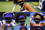 Naomi Osaka masks at the U.S. Open 2020