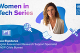 Women in Tech with Gaia Rigodanza: Unlocking Geospatial Technologies in UNDP’s Crisis Response