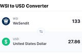 27$ Payment Offer (Wesendit)